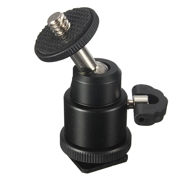 black For Camera Tripod LED Light Flash Bracket Holder